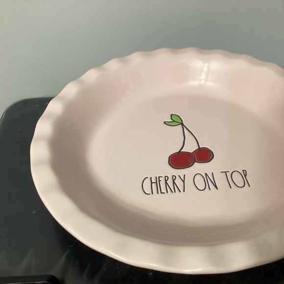 Rae Dunn cherry on top pie dish - Picture 2 of 2